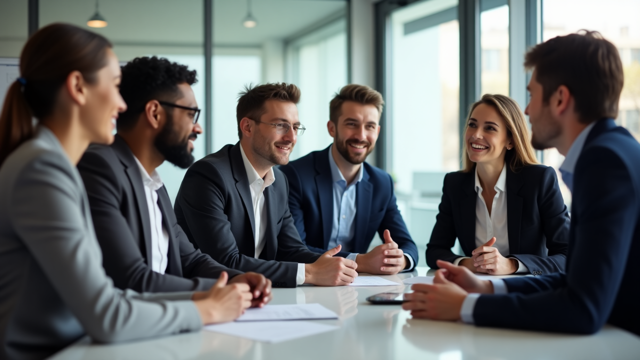 Equipo de BancoPedia en reunión